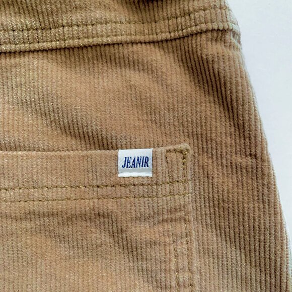 Jeanir Corduroy Tan Midi Skirt Cottagecore Twee Prairie Coastal Cowgirl Boho - Picture 10 of 15